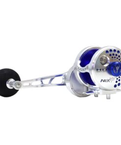 Alternative view of NEXT HD Overhead Jigging Reel Lever Drag – Silver/Blue