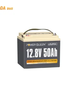 Μπαταριά Λιθίου Power Queen LiFe-PO4 12.8V 50Ah Built-in 50A BMS