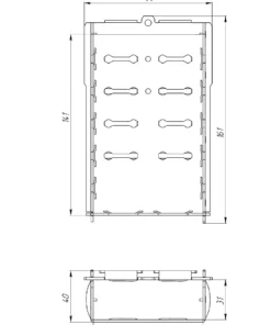 Τσαντάκι PVC για Αξεσουάρ-Εξοπλισμό FASTen Bm183 Μέγεθος M