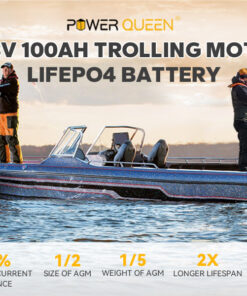 Μπαταρία LiFe-PO4 Power Queen 12v 100Ah