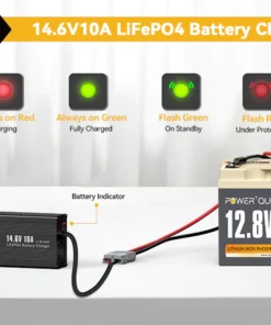Φορτιστής Μπαταρίας LiFePO4 Lithium Power Queen 14.6V 10A