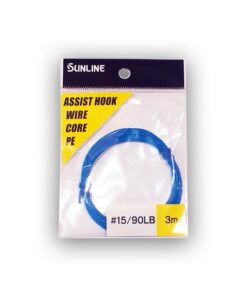 Assist Hook Wire Core Sunline PE 90lbs 3m