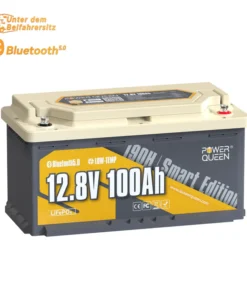 Μπαταριά Λιθίου LiFe-PO4 12V 100Ah 190H Smart Bluetooth Power Queen