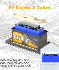 Μπαταριά Λιθίου LiFe-PO4 12V 100Ah 190H Smart Bluetooth Power Queen