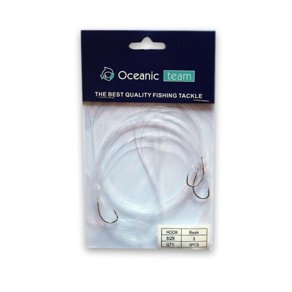 Fishing Accessories - Αρματωσιά Με 3 Αγκίστρια Oceanic Team 1 Αρματωσιά Με 3 Αγκίστρια Oceanic Team