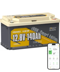 Μπαταριά Λιθίου LiFe-PO4 12V 140Ah 190H Smart με Bluetooth Power Queen