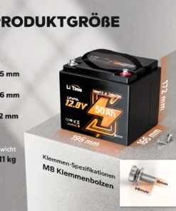 Μπαταρία Λιθίου LiFePO4 12V 50Ah με Bluetooth LiTime