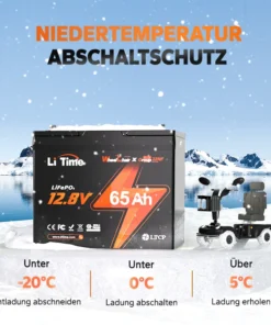 Μπαταρία Λιθίου LiFePO4 12V 65Ah LiTime
