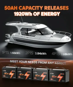 Μπαταρία Λιθίου LiFePO4 36V-50Ah με Bluetooth Ιδανική για Ηλεκτρική Άγκυρα LiTime