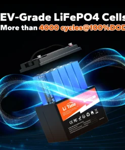 Fishing Accessories - Μπαταρία Λιθίου LiFePO4 12V 50Ah LiTime 12 Μπαταρία Λιθίου LiFePO4 12V 50Ah LiTime