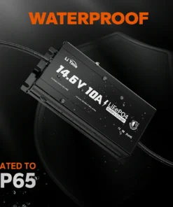 Φορτιστής Μπαταρίας Λιθίου LiFePO4 LiTime 12V 10A Αδιάβροχος IP65