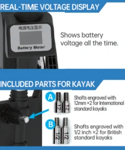 Ηλεκτρική Άγκυρα Haswing W40 GPS Kayak Brushless Motor 12V-40Lbs