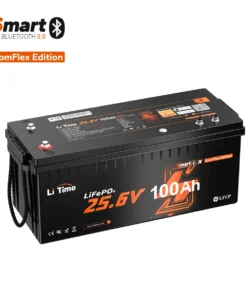 Μπαταρία Λιθίου LiFePO4 24V 100Ah LiTime Smart ComFlex Bluetooth & Συμβατή με Victron