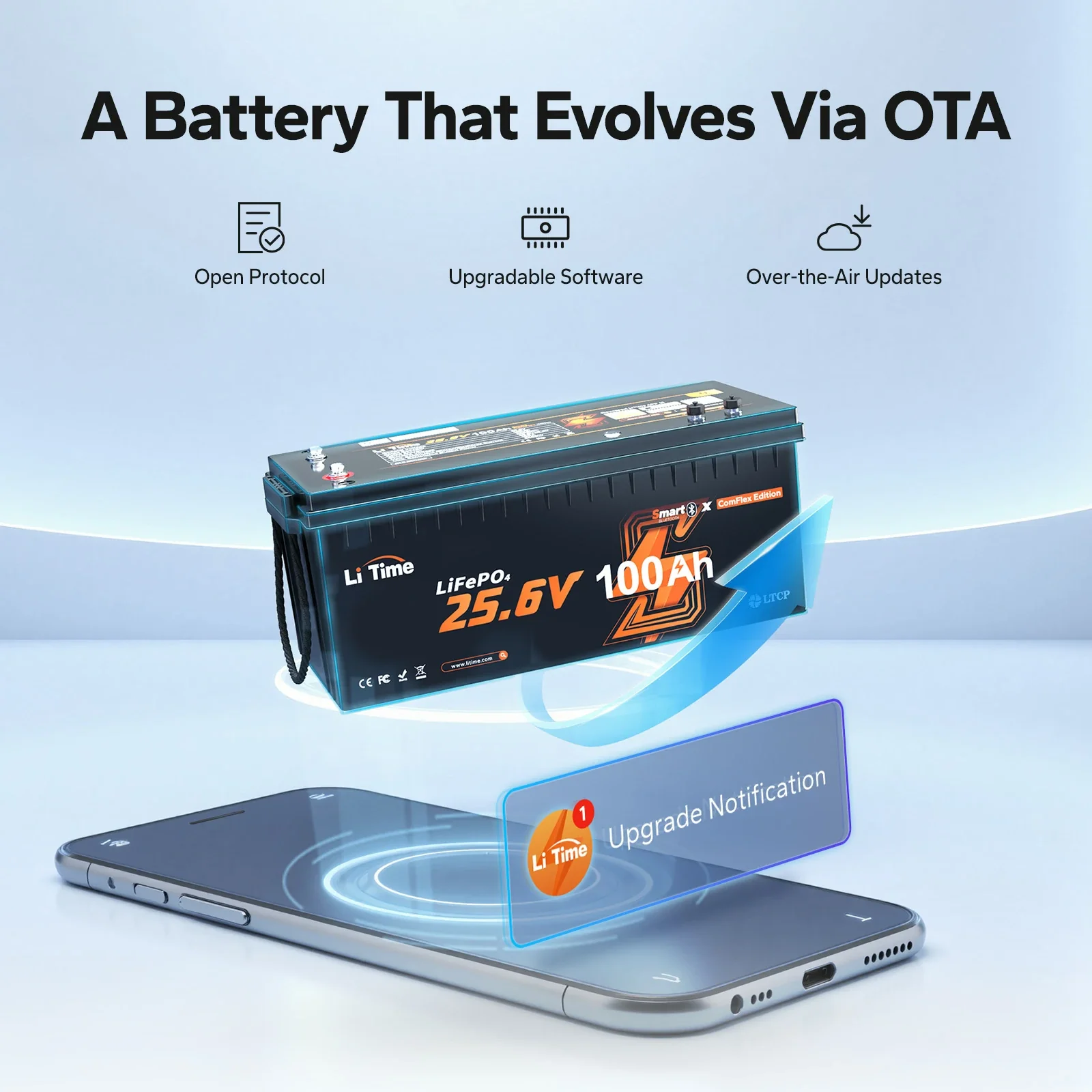 Fishing Accessories - Μπαταρία Λιθίου LiFePO4 24V 100Ah LiTime Smart ComFlex Bluetooth & Συμβατή με Victron ΔΩΡΕΑΝ ΜΕΤΦΟΡΙΚΑ 5 Μπαταρία Λιθίου LiFePO4 24V 100Ah LiTime Smart ComFlex Bluetooth & Συμβατή με Victron