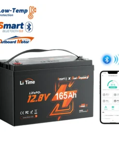 Μπαταρία Λιθίου-LiFePO4 12V 165Ah 1200 CCA Marine Διπλής Χρήσης Bluetooth & Αυτοθέρμανση