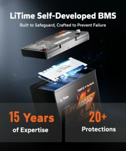 Μπαταριά Λιθίου LiFe-PO4 12V 100Ah Xtra-Mini Bluetooth LiTime