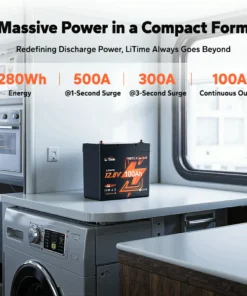 Μπαταριά Λιθίου LiFe-PO4 12V 100Ah Xtra-Mini Bluetooth LiTime