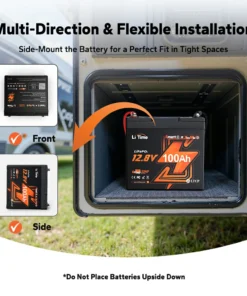 Μπαταριά Λιθίου LiFe-PO4 12V 100Ah Xtra-Mini Bluetooth LiTime