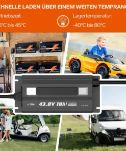Φορτιστής Μπαταρίας Λιθίου / LiFePO4 36V/43.8V 18A LiTime